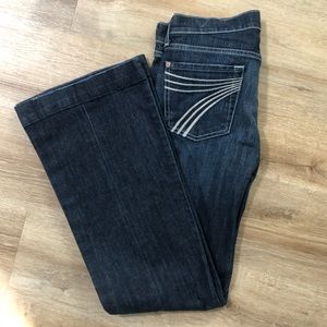 Low rise flare jeans by 7 for All Mankind